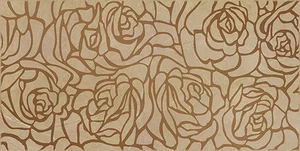Декоративный элемент Ceramica Classic Serenity Rosas Коричневый 08-03-15-1349 20x40 глянцевый