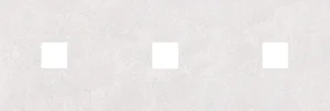 Декоративный элемент Ceramica Classic Студио Серый (с 3-мя вырезами 4,6х4,6) 20x60 матовый