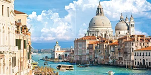Ceramica Classic Venezia Панно 50x100 глянцевое