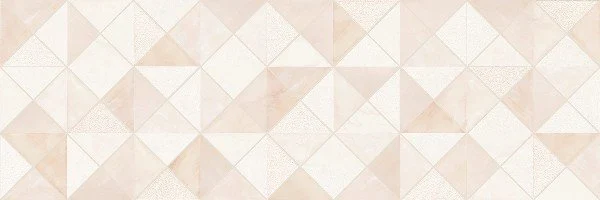Декоративный элемент Ceramika Color Luxor Cream Geo 25x75 глянцевый