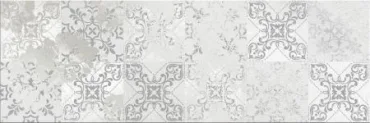 Декоративный элемент Ceramika Color Luxor Grey Patchwork A 25x75 глянцевый