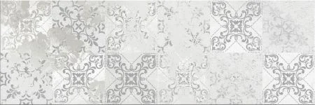 Декоративный элемент Ceramika Color Luxor Grey Patchwork A 25x75 глянцевый