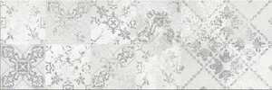 Декоративный элемент Ceramika Color Luxor Grey Patchwork B 25x75 глянцевый