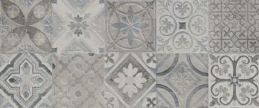 Плитка Ceramika Color Moris Grey Patchwork 25x60 матовая
