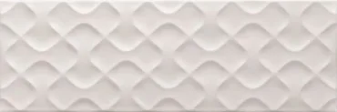 Плитка Ceramika Color Struktury 3D Ribbon Grey 25x75 глянцевая
