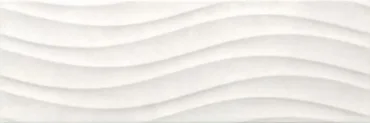 Плитка Ceramika Color Vinci Pearl Onda 25x75 матовая
