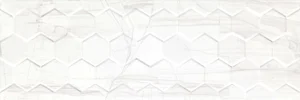 Плитка Ceramika Konskie Brennero White Hexagon 25x75 глянцевая