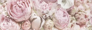 Декоративный элемент Ceramika Konskie Glamour Flower B Rett 56217 25x75 глянцевый