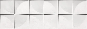 Плитка Ceramika Konskie Locarno White Quadra 25x75 глянцевая