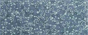 Декоративный элемент Ceramika Konskie Oxford 2 graphite 20x50 матовый