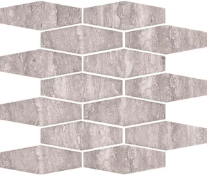 Мозаика Ceramika Konskie Salomea Grey Mozaika 25x33 глянцевая