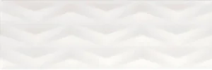 Плитка Ceramika Konskie Snow Glossy Axis White Struktura 25x75 глянцевая