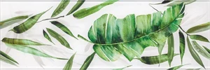 Декоративный элемент Ceramika Konskie Snow Glossy Glass Tropic A 25x75 глянцевый
