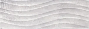 Плитка Ceramika Konskie Tivoli Grey Relief 25x75 глянцевая