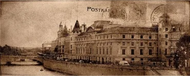 Декоративный элемент Ceramika Konskie Treviso Postcard Beige 2 20x50 матовый