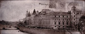 Декоративный элемент Ceramika Konskie Treviso Postcard Grey 2 20x50 матовый