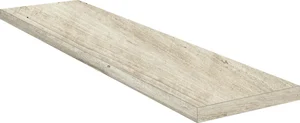 Ступень Cerdomus Baita Angolo DX Gradino C. Retta Bianco 72846 33x100 матовая