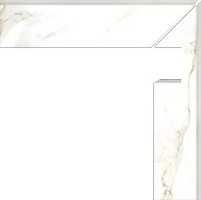 Бордюр Cerdomus Calacatta Battiscala Dx Puro Lev. 72787 4,8x60 полированный