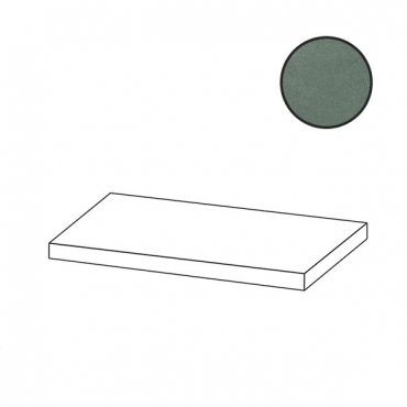 Ступень Cerdomus Concrete Art Angolo Dx Gradino Costa Retta Bosco Safe 97707 33x120 сатинированная