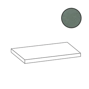 Ступень Cerdomus Concrete Art Angolo Sx Gradino Costa Retta Bosco Safe 97719 33x120 сатинированная