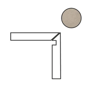 Спецэлемент Cerdomus Concrete Art Battiscala Dx Beige Matt 97589 4,8x120 матовый