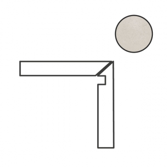 Concrete Art Battiscala Dx Bianco Matt 97590