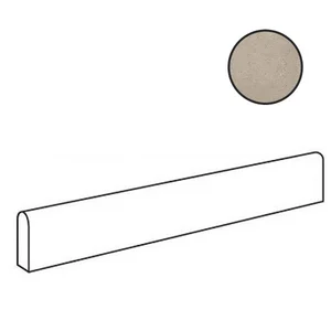 Бордюр Cerdomus Concrete Art Beige Battiscopa Matt 98121 4,8x100 матовый