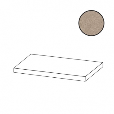 Ступень Cerdomus Concrete Art Elemento L Angolo Dx Siena Safe 97640 20x60 сатинированная