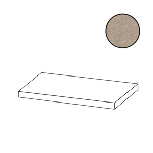 Ступень Cerdomus Concrete Art Elemento L Angolo Dx Siena Safe 97640 20x60 сатинированная