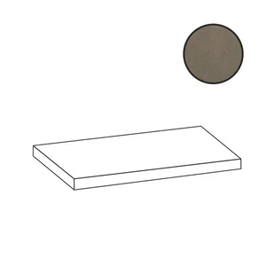 Ступень Cerdomus Concrete Art Elemento L Angolo Sx Tortora Safe 97653 20x60 сатинированная