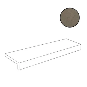 Ступень Cerdomus Concrete Art Elemento L Costa Retta Tortora Safe 97629 20x60 сатинированная