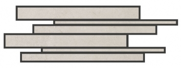 Мозаика Cerdomus Concrete Art Fascia Brick Bianco Matt 97016 20x60 матовая