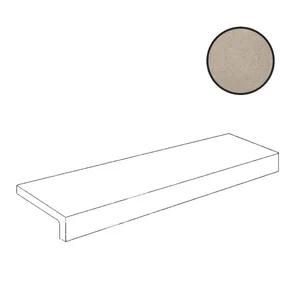 Ступень Cerdomus Concrete Art Gradino Costa Retta Beige Matt 98136 33x120 матовая