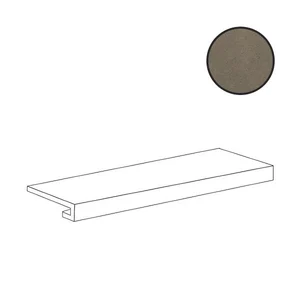 Ступень Cerdomus Concrete Art Gradino Costa Retta Tortora Safe 97677 33x120 сатинированная