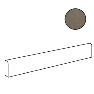 Бордюр Cerdomus Concrete Art Tortora Battiscopa Matt 97585 4,8x120 матовый