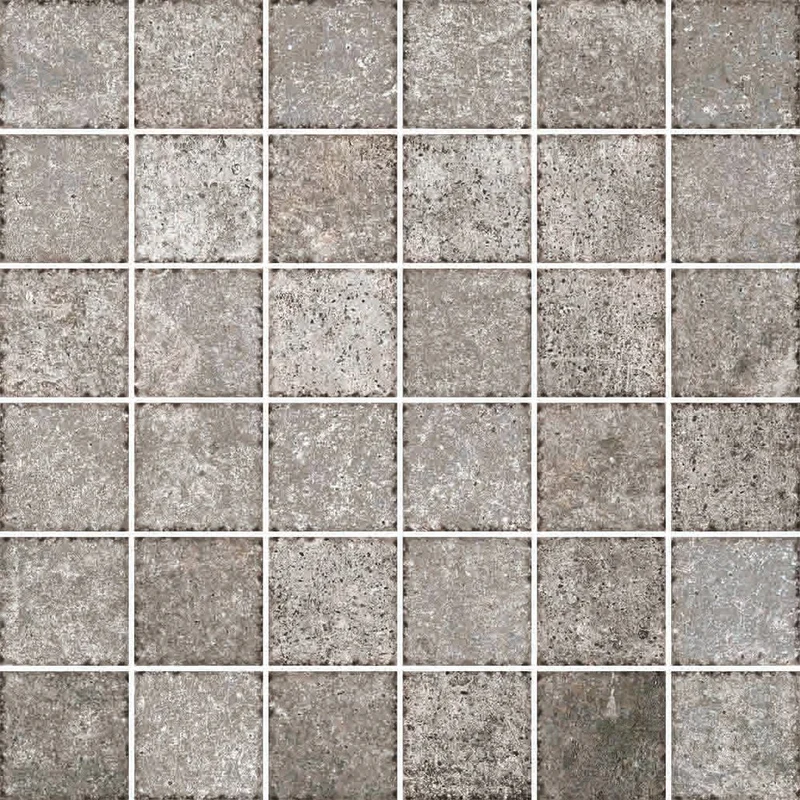Мозаика Cerdomus Cottage Mosaico 4,7x4,7 Antracite 64807 30x30 матовая