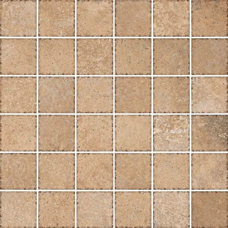 Мозаика Cerdomus Cottage Mosaico 4,7x4,7 Ocra 64812 30x30 матовая