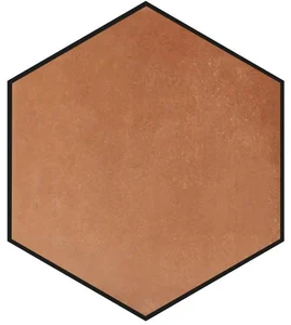 Керамогранит Cerdomus Crete Esagona Terracotta 88635 19,8x22,8 матовый
