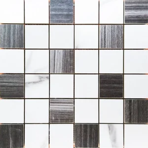 Мозаика Cerdomus Extremewhite St Fl Msc 48 Mix Grey 30x30 полированная