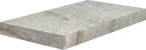 Ступень Cerdomus Flint Angolo SN Gradino C. Retta Silver 62451 33x60 матовая