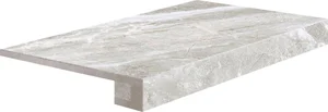 Ступень Cerdomus Flint Gradino Costa Retta Silver 61728 33x60 матовая