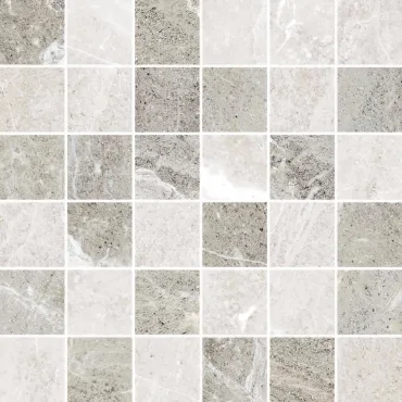 Мозаика Cerdomus Flint Mosaico 4,7x4,7 Ice 61725 30x30 матовая