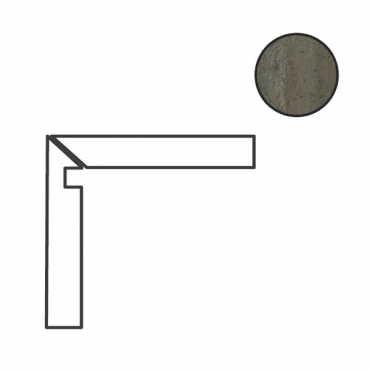 Спецэлемент Cerdomus Iskra Battiscala Sx Ardesia Stone Matt 96272 4,8x120 матовый