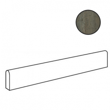 Бордюр Cerdomus Iskra Battiscopa Ardesia Stone Matt 96251 4,8x120 матовый