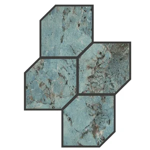 Мозаика Cerdomus Iskra Mosaico Concept Amazonite Levigato 94468 30x40 полированная
