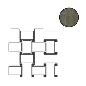 Мозаика Cerdomus Iskra Mosaico Contrasti Ardesia Stone 94477 30x30 матовая