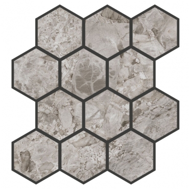 Мозаика Cerdomus Iskra Mosaico Esagona Ceppo di Gre Levigato 94471 30x31 полированная