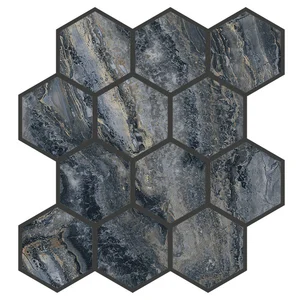 Мозаика Cerdomus Iskra Mosaico Esagona Orobico Levigato 94472 30x31 полированная