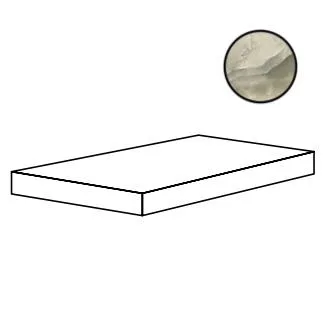 Ступень Cerdomus Jade Malachite Ang. Sx Gradino Costa Ret Nat 33x120 матовая