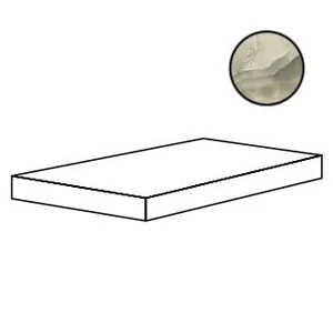Ступень Cerdomus Jade Malachite Ang. Sx Gradino Costa Ret Nat 33x120 матовая